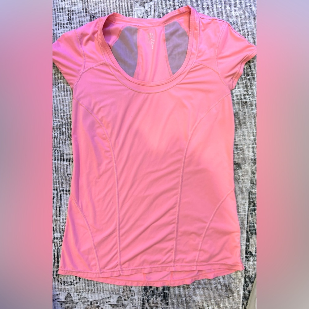 Zella Coral Short Sleeve Tee